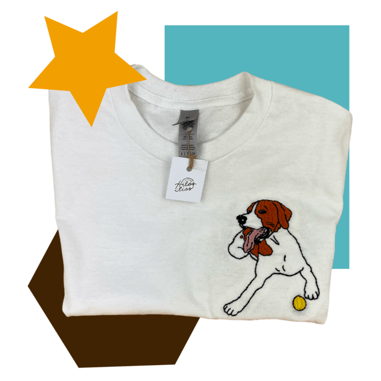 Camiseta personalizada con perrito beagle