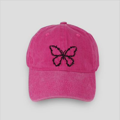 Gorra mariposa alambre de espino