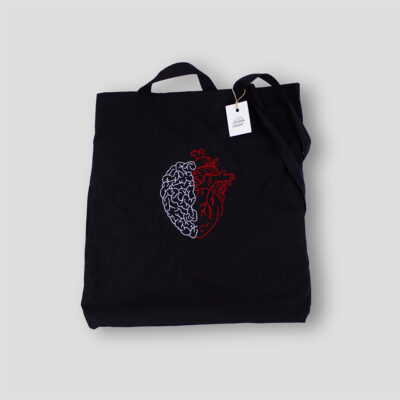 Tote Bag Cerebro y Corazon